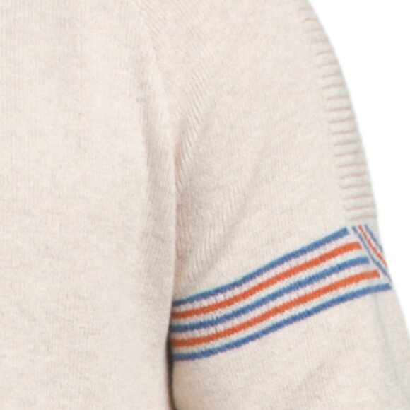 MARINE LAYER Merino Wool Blend Archive Big Bear Quarter Zip Sweater - Picture 3 of 3